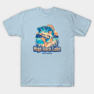 Fishing at High Rock Lake, North Carolina T-Shirt